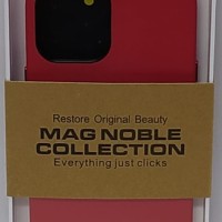 Накладка для i-Phone 12 Pro Max K-Doo Mag Noble кожаная красная