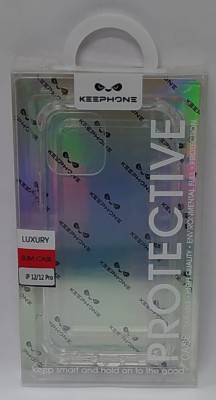 Накладка для i-Phone 12/12 Pro 6.1&quot; Keephone Armor противоударный жесткий силикон прозрачный Накладка для i-Phone 12/12 Pro 6.1" Keephone Armor противоударный жесткий силикон прозрачный
