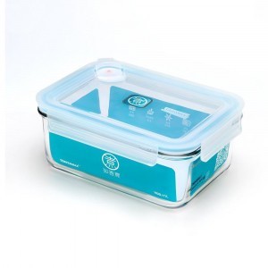 Контейнер для еды Xiaomi Anti-Drop Glass Crisper 715 мл прозрачный Контейнер для еды Xiaomi Anti-Drop Glass Crisper 715 мл прозрачный