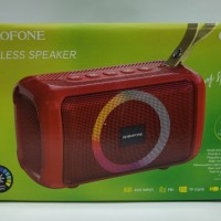 Bluetooth колонка Borofone BR17 BT5.1/1200mAh/4ч/5Вт/TF/AUX/FM красная