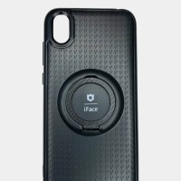 Чехол-накладка для Huawei Y5 (2019)/8S силикон iface с держателем чёрный