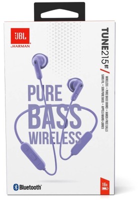 Беспроводные наушники для спорта JBL TUNE 215BT (JBLT215BTPUR) фиолетовые Беспроводные наушники для спорта JBL TUNE 215BT (JBLT215BTPUR) фиолетовые