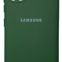 Накладка для Samsung Galaxy A51 Silicone cover зеленая