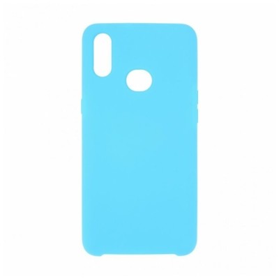 Накладка для Samsung Galaxy A10S Silicone cover голубая Накладка для Samsung Galaxy A10S Silicone cover голубая