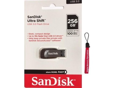 3.0 USB флеш накопитель SanDisk CZ410 Ultra Shift 256GB (SDCZ410-256G-G46) 3.0 USB флеш накопитель SanDisk CZ410 Ultra Shift 256GB (SDCZ410-256G-G46)
