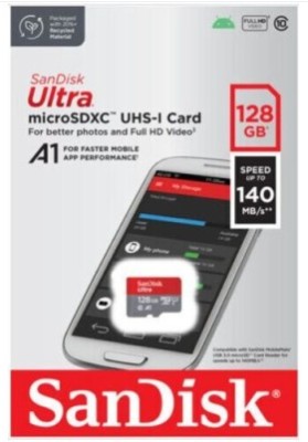 micro SDXC карта памяти SanDisk 128GB Class10 Ultra A1 UHS-I 140MB/s (SDSQUAB-128G-GN6MN) (без ад.) micro SDXC карта памяти SanDisk 128GB Class10 Ultra A1 UHS-I 140MB/s (SDSQUAB-128G-GN6MN) (без ад.)