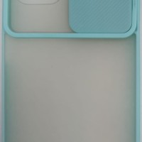 Накладка со шторкой камеры Redmi Note 10 Pro матовая бирюзовая
