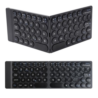 Складная беспроводная клавиатура для планшета WiWU FMK-01 Fold Mini Keyboard 120mAh черная Складная беспроводная клавиатура для планшета WiWU FMK-01 Fold Mini Keyboard 120mAh черная