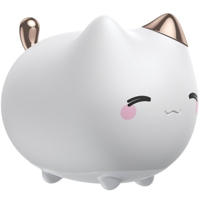 Ночник Baseus Cute Series Kitty Silicone Night Light (DGAM-A02) белый Ночник Baseus Cute Series Kitty Silicone Night Light (DGAM-A02) белый
