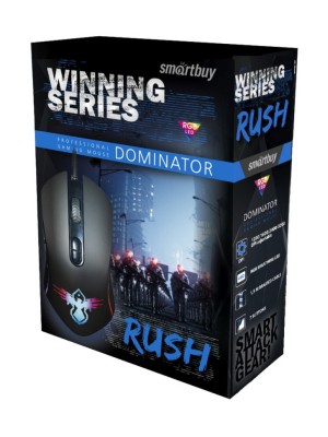 Мышь игровая проводная Smartbuy RUSH Dominator черная (SBM-720G-K) Мышь игровая проводная Smartbuy RUSH Dominator черная (SBM-720G-K)