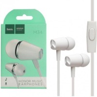 Наушники с микрофоном Hoco M34 1.2м белые
