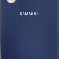 Накладка для Samsung Galaxy Note 10 Silicone cover темно-синяя