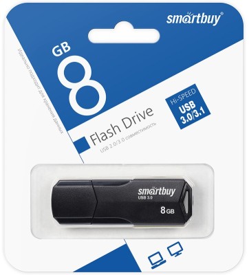 3.1 USB флеш накопитель Smartbuy 8GB Clue Black (SB8GBCLU-K3) 3.1 USB флеш накопитель Smartbuy 8GB Clue Black (SB8GBCLU-K3)