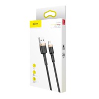 Usb Кабель-зарядка Lightning Baseus Cafule 2м CALKLF-CV1 черно-золотистый