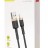 Usb Кабель-зарядка Lightning Baseus Cafule 2м CALKLF-CV1 черно-золотистый
