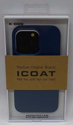 Накладка для i-Phone 13 K-Doo iCoat силикон синяя Накладка для i-Phone 13 K-Doo iCoat силикон синяя