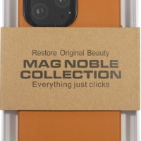 Накладка для i-Phone 13 Pro K-Doo Mag Noble кожаная светло-коричневая
