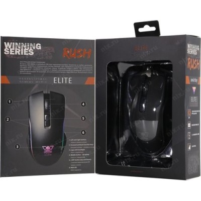 Мышь игровая проводная Smartbuy RUSH Elite черная (SBM-719G-K) Мышь игровая проводная Smartbuy RUSH Elite черная (SBM-719G-K)