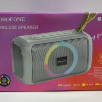 Bluetooth колонка Borofone BR17 BT5.1/1200mAh/4ч/5Вт/TF/AUX/FM серая