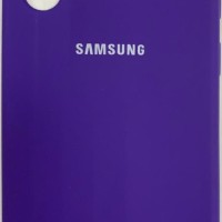 Накладка для Samsung Galaxy Note 10 Silicone cover фиолетовая