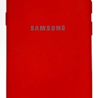 Накладка для Samsung Galaxy S8 Silicone cover без логотипа красная