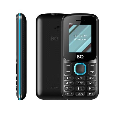 Мобильный телефон BQ Step+ (BQ-1848) черно-синий Мобильный телефон BQ Step+ (BQ-1848) черно-синий