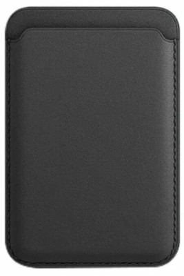 Кожаный чехол-бумажник для карт и визиток MagSafe Leather Wallet для Apple i-Phone черный Кожаный чехол-бумажник для карт и визиток MagSafe Leather Wallet для Apple i-Phone черный