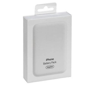 Внешний аккумулятор Nobrand для Apple, MagSafe Battery-Pack для iPhone 12/13/14, белый Повербанкный блок Apple MagSafe Battery Pack был создан для скоростной и безопасной беспроводной зарядки для яблочных флагманов при поддержке технологии MagSafe. В свою очередь это позволяет использовать ваш iPhone на протяжении более длительного времени. Перед началом работы понадобится полностью зарядить сам Power Bank при помощи кабеля Lightning to USB-С с адаптером питания, мощность которого составляет 20 Вт или выше (покупается отдельно). При полном заряде Apple MagSafe Battery Pack вы увидите зеленый индикатор, который оповещает вас о полной работоспособности устройства. После чего вам достаточно приложить Power Bank к вашему смартфону и он начнет насыщаться энергией.
