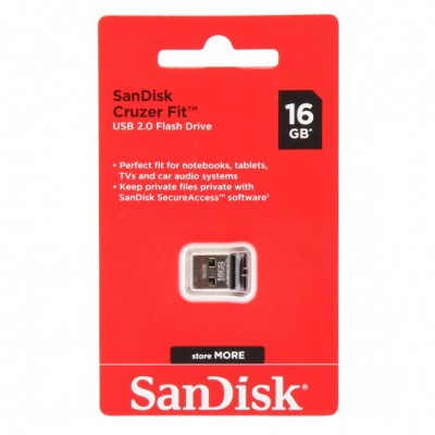 USB флеш накопитель SanDisk 16GB CZ33 Cruzer Fit (SDCZ33-016G-G35) USB флеш накопитель SanDisk 16GB CZ33 Cruzer Fit (SDCZ33-016G-G35)