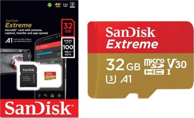micro SDXC карта памяти SanDisk 32GB Class 10 Extreme UHS-I U3 100MB/s с адапт. (SDSQXAF-032G-GN6MA) micro SDXC карта памяти SanDisk 32GB Class 10 Extreme UHS-I U3 100MB/s с адапт. (SDSQXAF-032G-GN6MA)