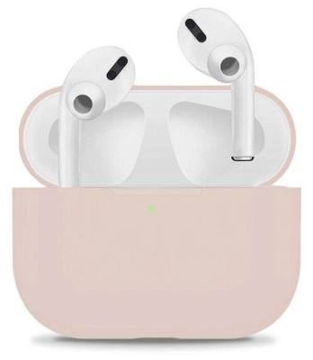 Силиконовый чехол для AirPods бежевый Силиконовый чехол для AirPods бежевый
