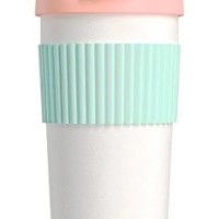 Термокружка Kiss Kiss Fish Rainbow 490ml розово-мятный