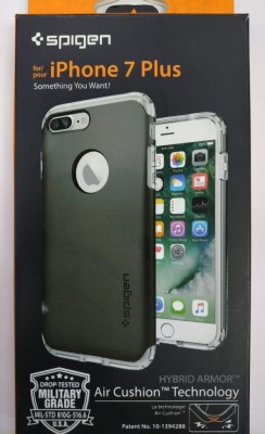 Чехол Spigen для i-Phone 7 Plus Hybrid Armor , стальной (043CS20697) Чехол Spigen для i-Phone 7 Plus Hybrid Armor , стальной (043CS20697)