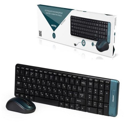 Комплект клавиатура+мышь мультимедийный Smartbuy 222358AG черный (SBC-222358AG-K) /20 Комплект клавиатура+мышь мультимедийный Smartbuy 222358AG черный (SBC-222358AG-K) /20