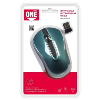 Мышь беспроводная Smartbuy ONE 329AG-B зеленая (SBM-329AG-B) Мышь беспроводная Smartbuy ONE 329AG-B зеленая (SBM-329AG-B)