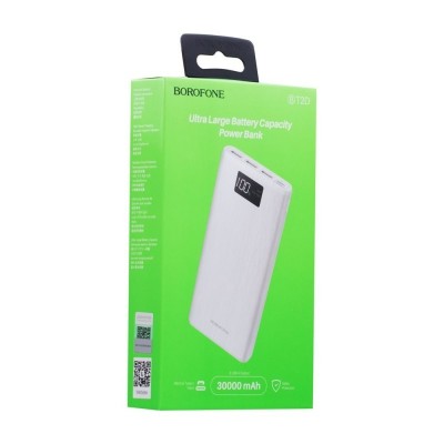 Powerbank Borofone BT2D 30000mAh 3USB белый Powerbank Borofone BT2D 30000mAh 3USB белый