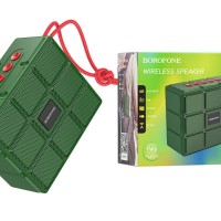Bluetooth колонка Borofone BR16 BT5.1/1200mAh/4ч/5Вт/TF/AUX/FM зеленая