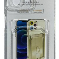 Чехол-накладка силикон с карманом под карту Huawei Honor X7A прозрачный
