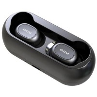 Беспроводные наушники TWS T1C BT5.0/43mAh (380mAh)/4ч черные