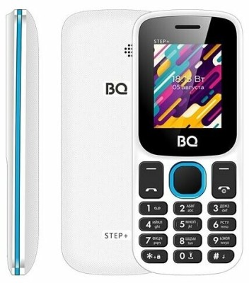 Мобильный телефон BQ Step+ (BQ-1848) бело-синий Мобильный телефон BQ Step+ (BQ-1848) бело-синий