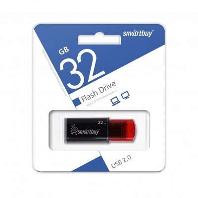 USB флеш накопитель Smartbuy 32GB Click Black (SB32GBCl-K) USB флеш накопитель Smartbuy 32GB Click Black (SB32GBCl-K)
