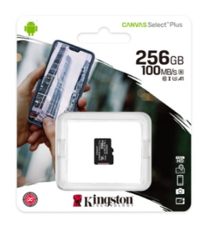 micro SDXC карта памяти Kingston 256GB Class10 UHS-I Canvas Select Plus без адапт.(SDCS2/256GBSP) micro SDXC карта памяти Kingston 256GB Class10 UHS-I Canvas Select Plus без адапт.(SDCS2/256GBSP)