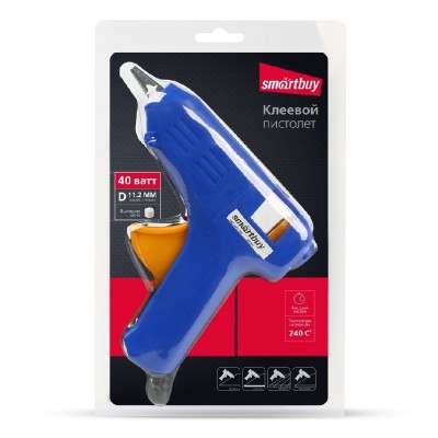 Пистолет клеевой электрический Smartbuy Tools 40W/D=11.2мм Пистолет клеевой электрический Smartbuy Tools 40W/D=11.2мм