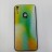 Накладка для Huawei Honor 8C силикон со стеклом блестящая