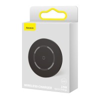 Беспроводное зарядное устройство Baseus Simple Magnetic 15W QC3.0 (WXJK-E01) черное