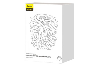 Сменная насадка для швабры Baseus Mop Replacement Cloth 2шт. CRTB-A0G серая Сменная насадка для швабры Baseus Mop Replacement Cloth 2шт. CRTB-A0G серая