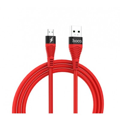 Usb Кабель-зарядка Micro Hoco U38 4A 1.2м в нейлоновой оплётке красный Usb Кабель-зарядка Micro Hoco U38 4A 1.2м в нейлоновой оплётке красный