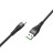 Usb Кабель-зарядка Micro Hoco U38 4A 1.2м в нейлоновой оплётке красный