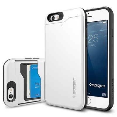Чехол Spigen для i-Phone 6 Plus Slim Armor CS SGP10911 белый Чехол Spigen для i-Phone 6 Plus Slim Armor CS SGP10911 белый
