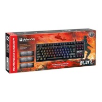 Механическая клавиатура Defender Blitz GK-240L RU,Rainbow